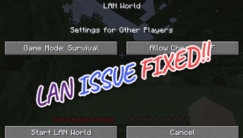 minecraft can't find lan server|lan not showing up minecraft.